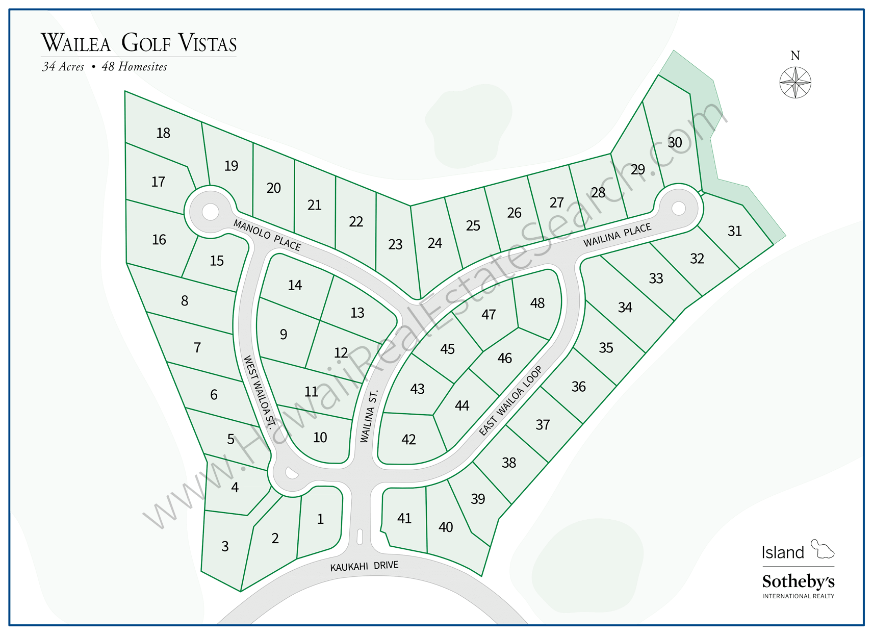 Wailea Golf Vistas Map Updated 2018
